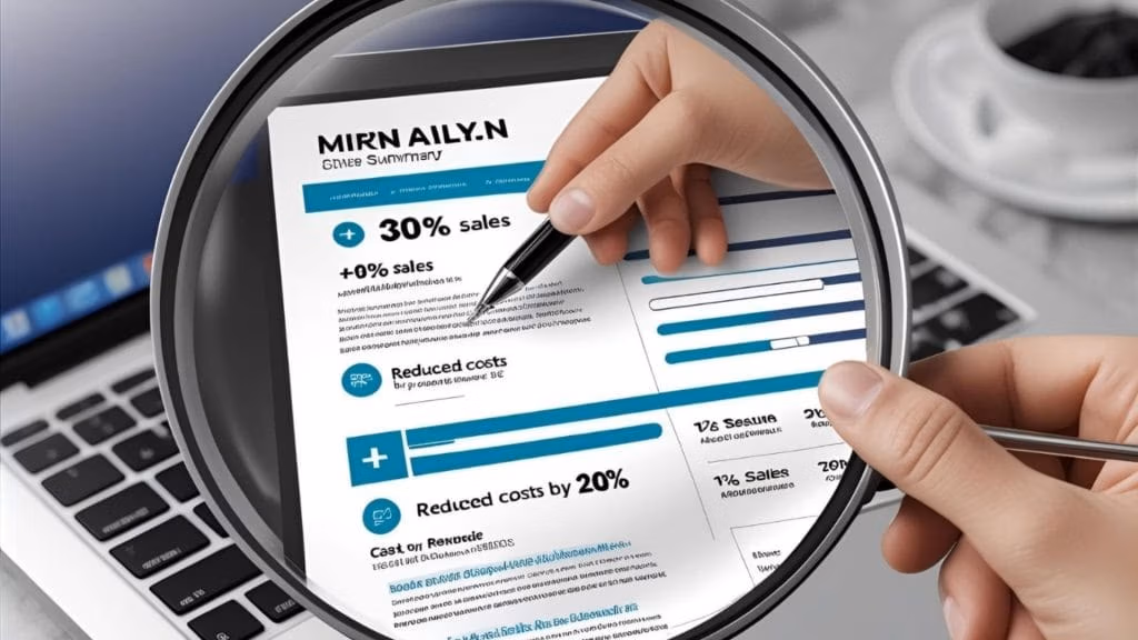 Powerful Resume Summary