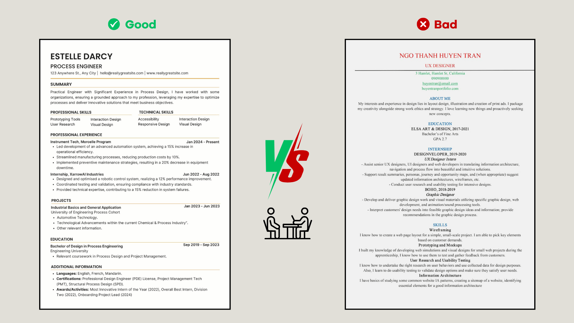 Good vs Bad Resume: What Really Makes the Difference