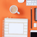 writing a professional cover letter on laptop with checklist icons showing mistakes and corrections